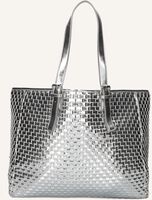 Zilveren NÚNOO Schoudertas MAXI SHOPPER BRAIDED RECYCLED COOL Zilveren NÚNOO Schoudertas MAXI SHOPPER BRAIDED RECYCLED COOL - medium