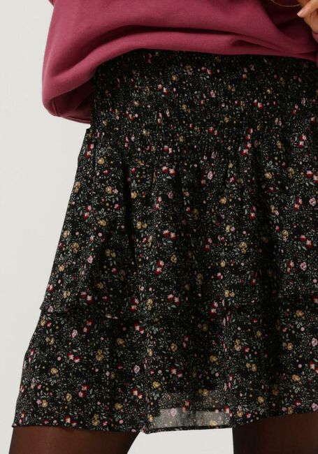 COLOURFUL REBEL Mini-jupe NOELA MINI FLOWER MINI LAYER SKIRT Vert foncé - large