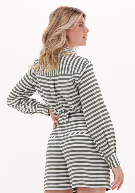 Groene VANILIA  SHIRT STRIPE - large