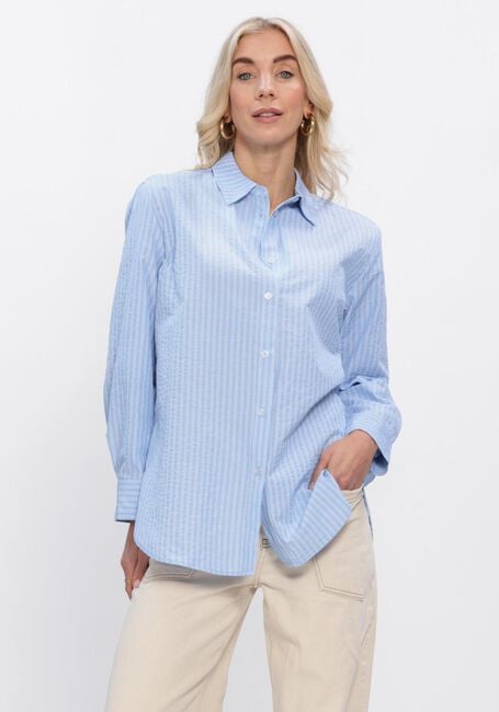 MODSTR&Ouml;M VIGGEMD STRIPE SHIRT Blouses en bleu - large