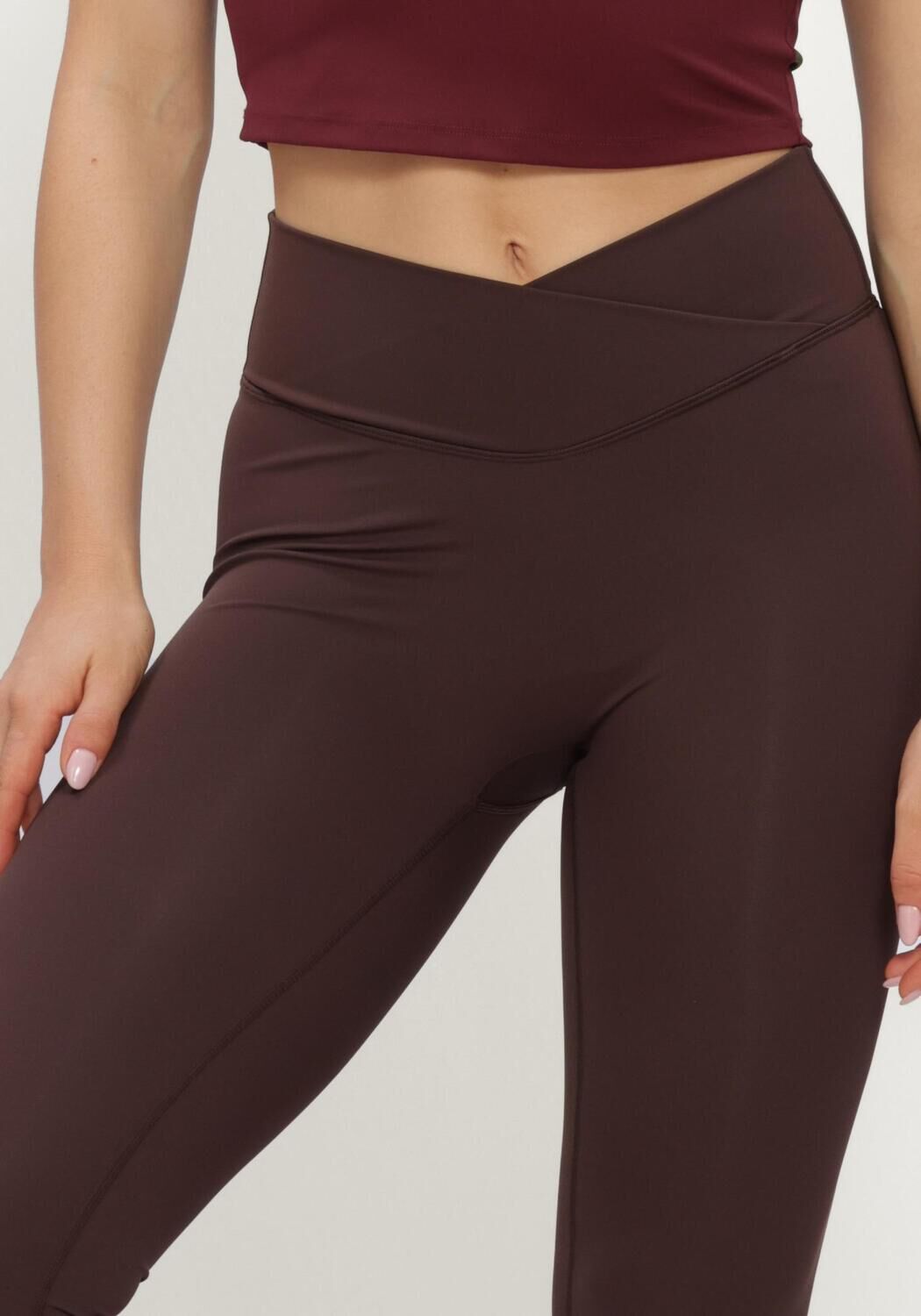Bruine NEO NOIR Legging SABINA WRAP LEGGINGS - large