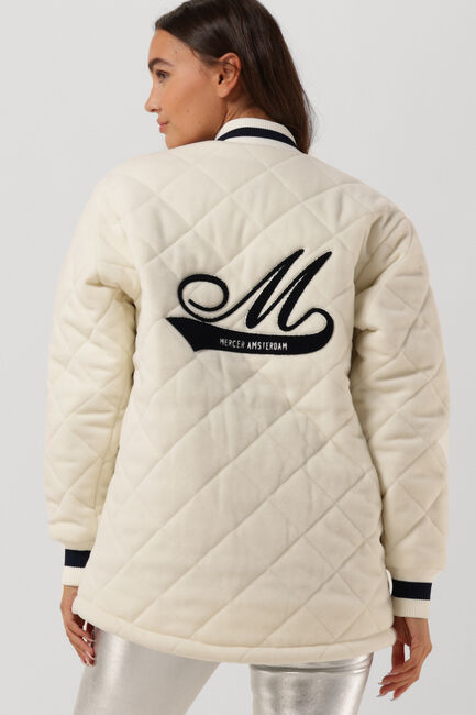 MERCER AMSTERDAM Jack THE MERCER QUILTED VASRSITY WOOL Crème - large