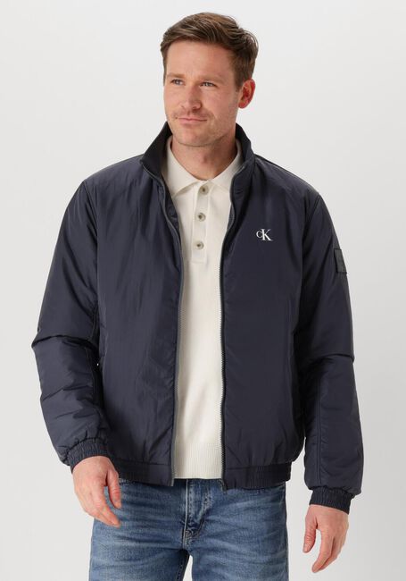 CALVIN KLEIN Jack PADDED HARRINGTON en bleu - large