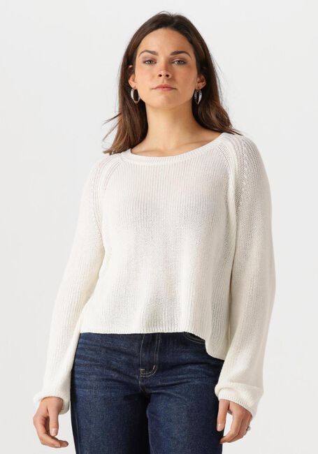 WITHBLACK Pull WBLINDIANA LS O-NECK PULLOVER en blanc - large