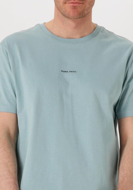 PURE PATH T-shirt REGULAR FIT CREWNECK SS T-SHIRTS Bleu clair - large