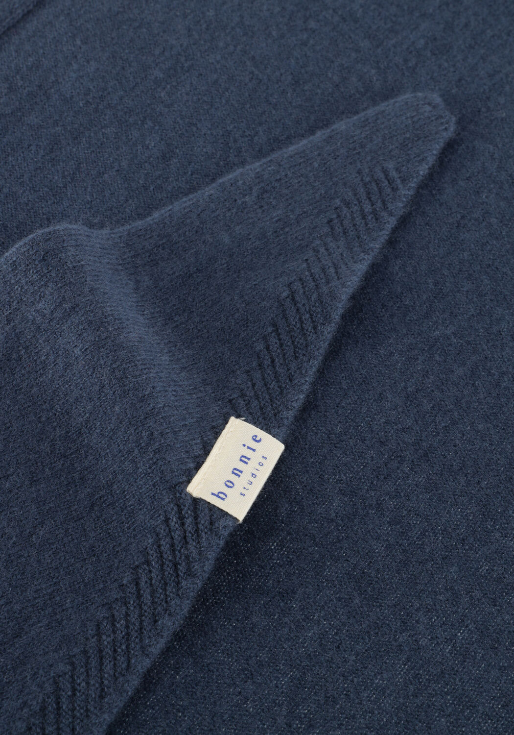 Blauwe BONNIE STUDIOS Sjaal BONNIE WOOL SCARF - large