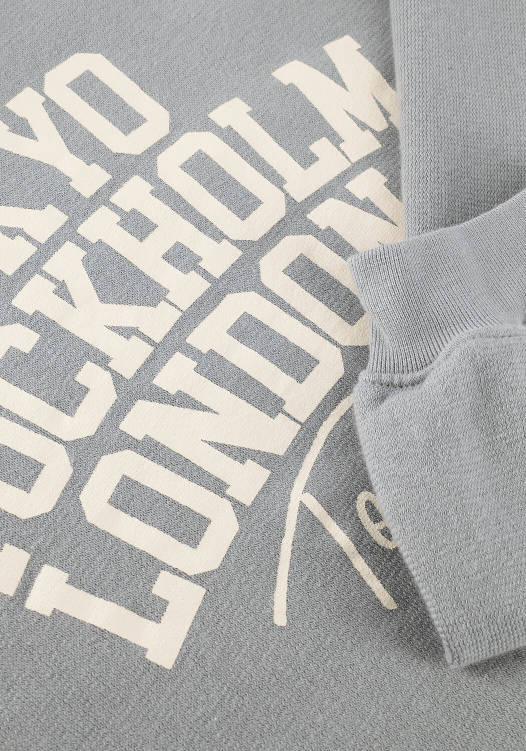 PENN & INK Chandail SWEATER PRINT en gris - large