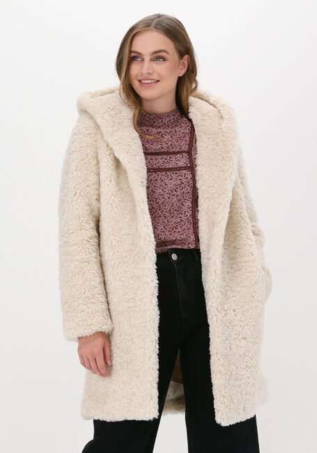 BEAUMONT Manteau Teddy TEDDY HOODED COAT Écru - large