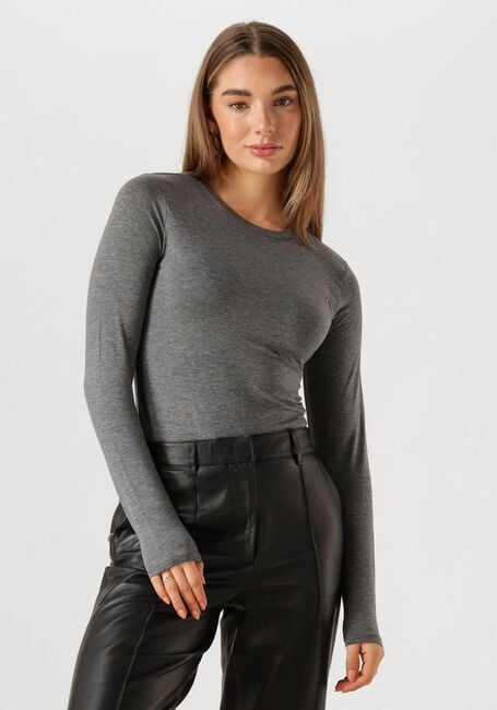 Grijze MSCH COPENHAGEN Tops & T-shirts MSCHBETRINA O LS TOP - large