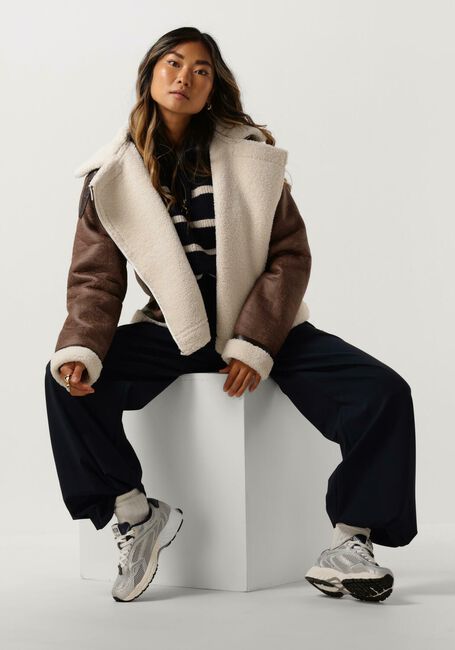 NEO NOIR Pull NEVENA STRIPE KNIT BLOUSE Bleu foncé - large