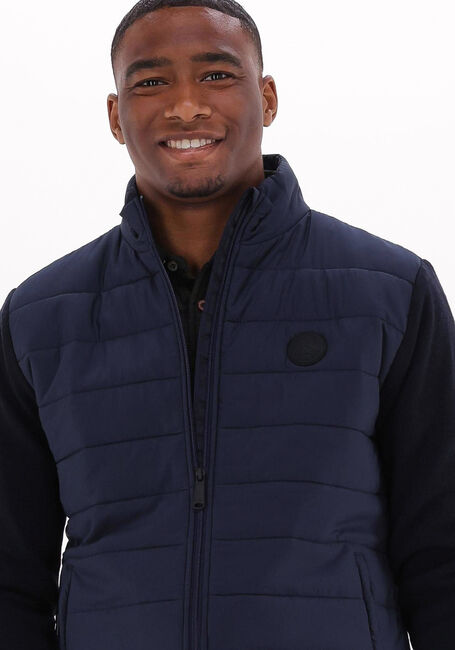 SCOTCH & SODA Veste matelassé PADDED JACKET WITH KNITTED SLEEVE AND BACK PANEL en bleu - large