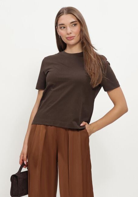 Bruine SELECTED WOMEN T-shirt SLFESSENTIAL SS BOXY TEE - large