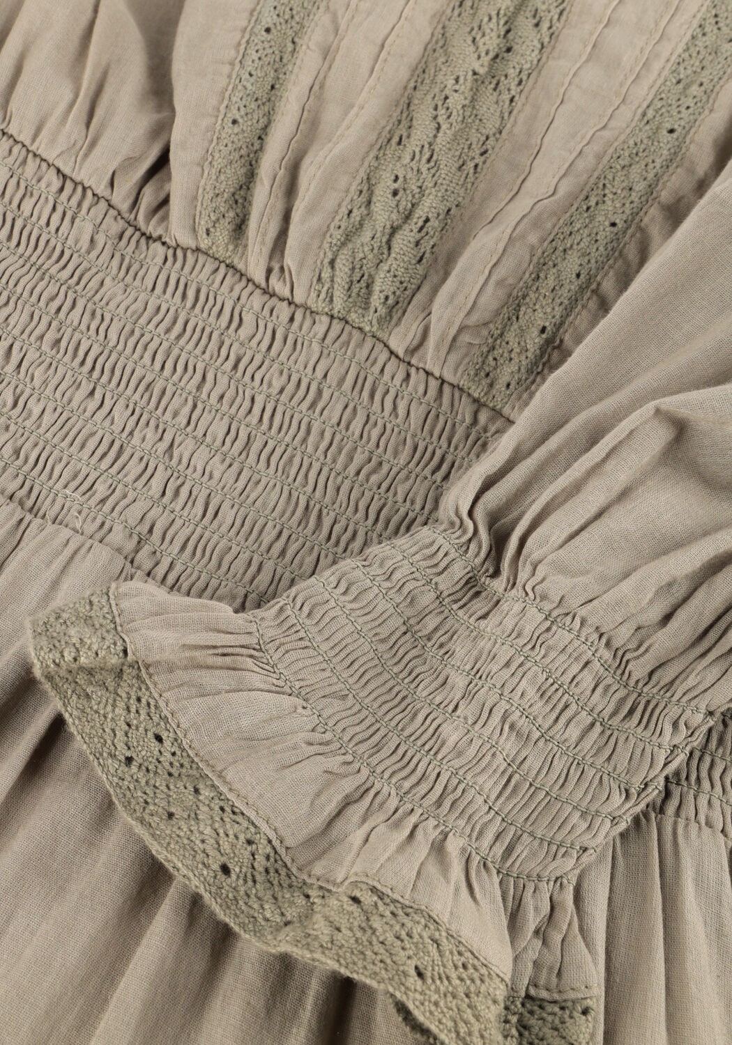 Olijf NEO NOIR Mini jurk ARAN S VOILE DRESS - large