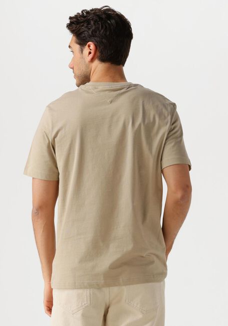 TOMMY HILFIGER T-shirt MONOTYPE PRINTED LABEL TEE en beige - large