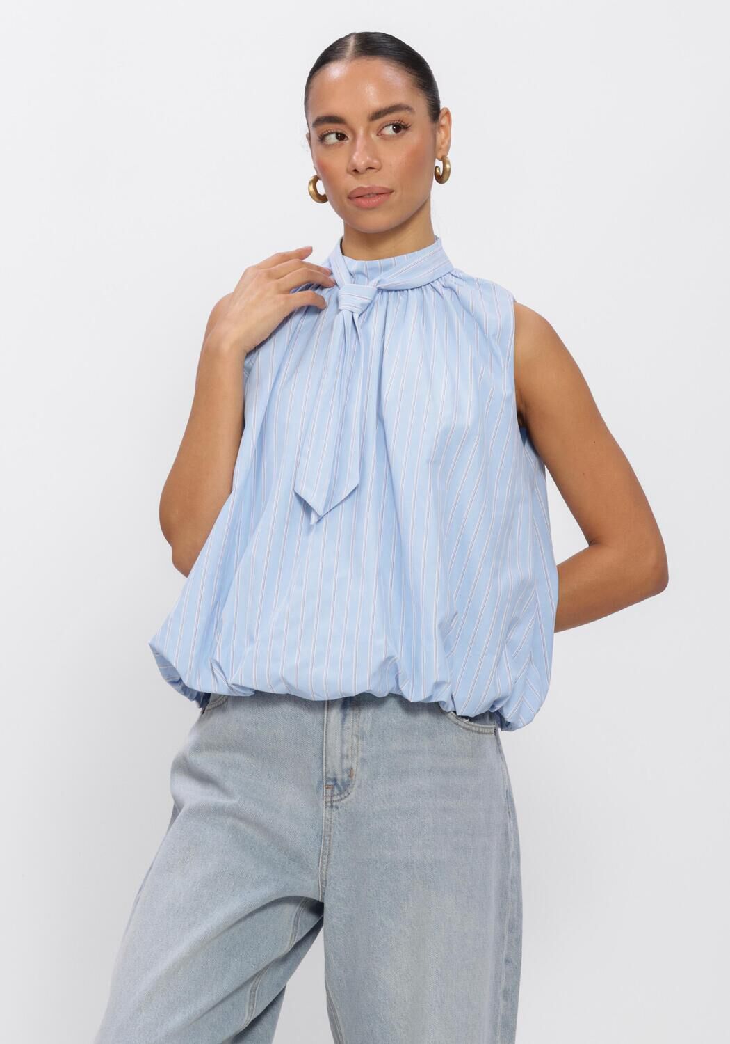 GRACE & MILA Haut SS2617111 Bleu clair - large