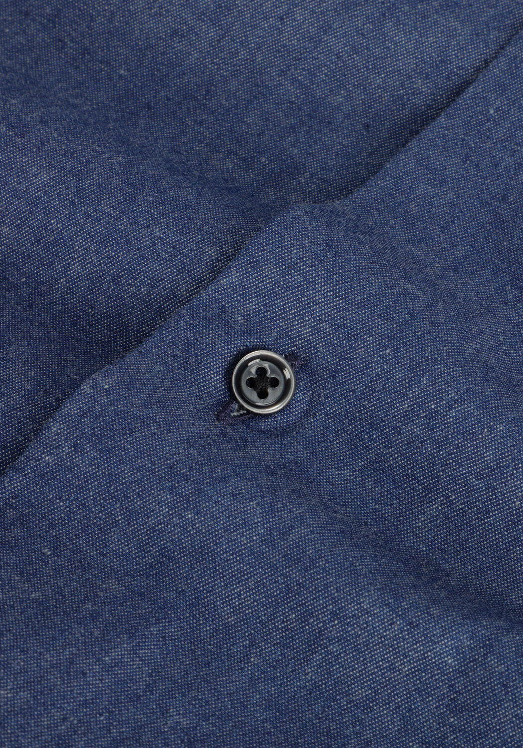 Blauwe PORTO MILANO Klassiek overhemd LAGOS - large