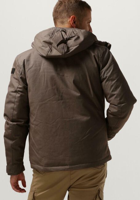Bruine PME LEGEND Jassen SEMI LONG JACKET STRATOR ICON 2.0 MELANGE TWILL - large