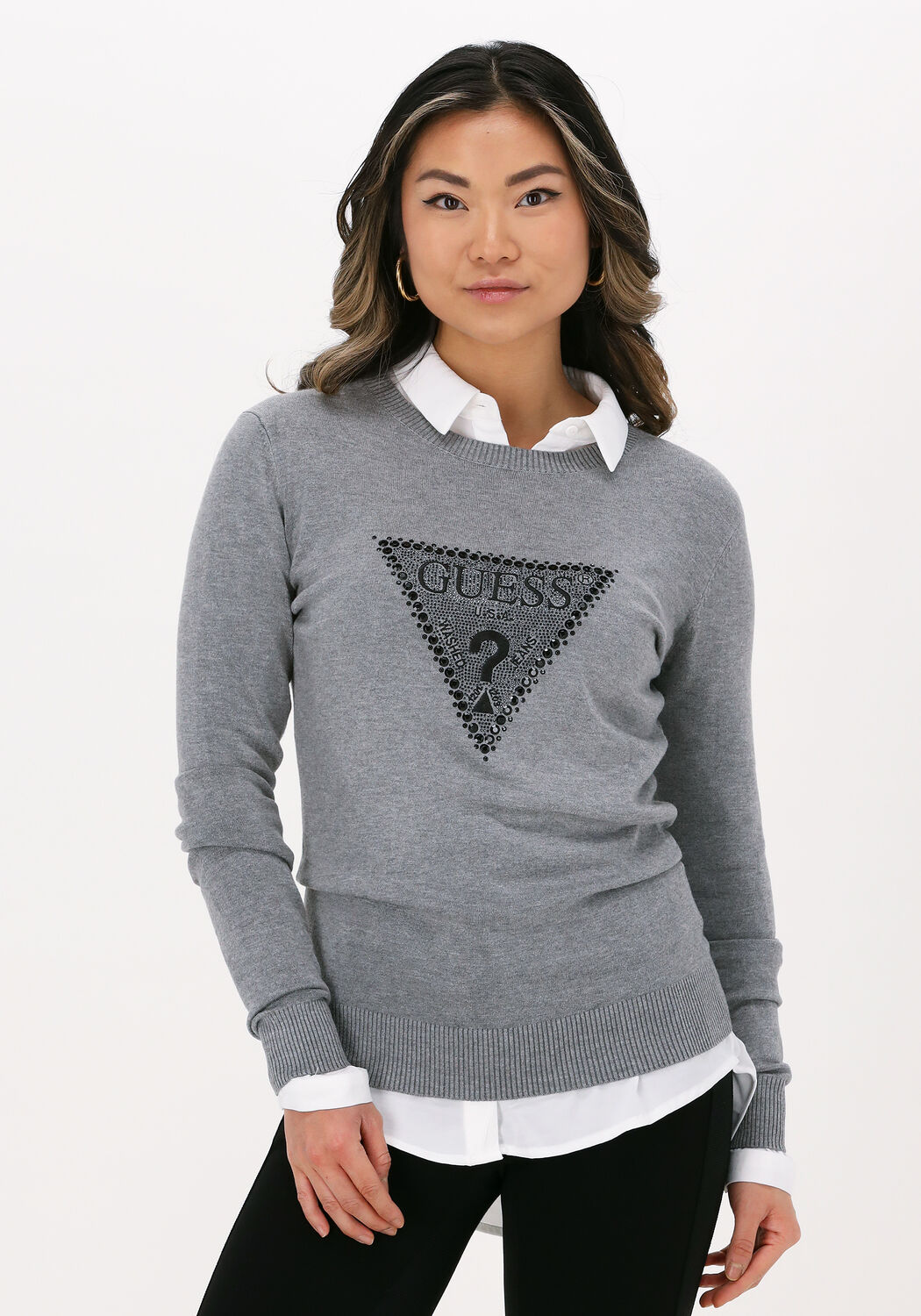 Pull guess hotsell gris