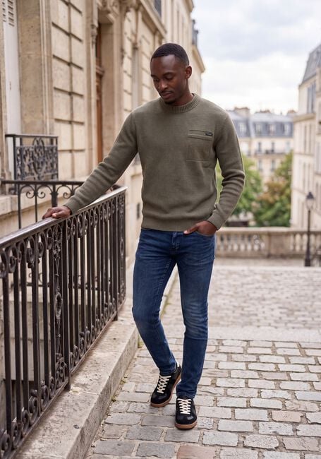 PURE PATH Slim fit jeans THE JONE 2.0 en bleu - large