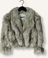 Grijze MOLO Faux fur jas HYACINTH Grijze MOLO Faux fur jas HYACINTH - medium