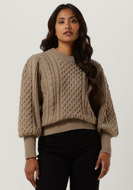MSCH COPENHAGEN Pull IVETA PEONY PULLOVER en marron - large