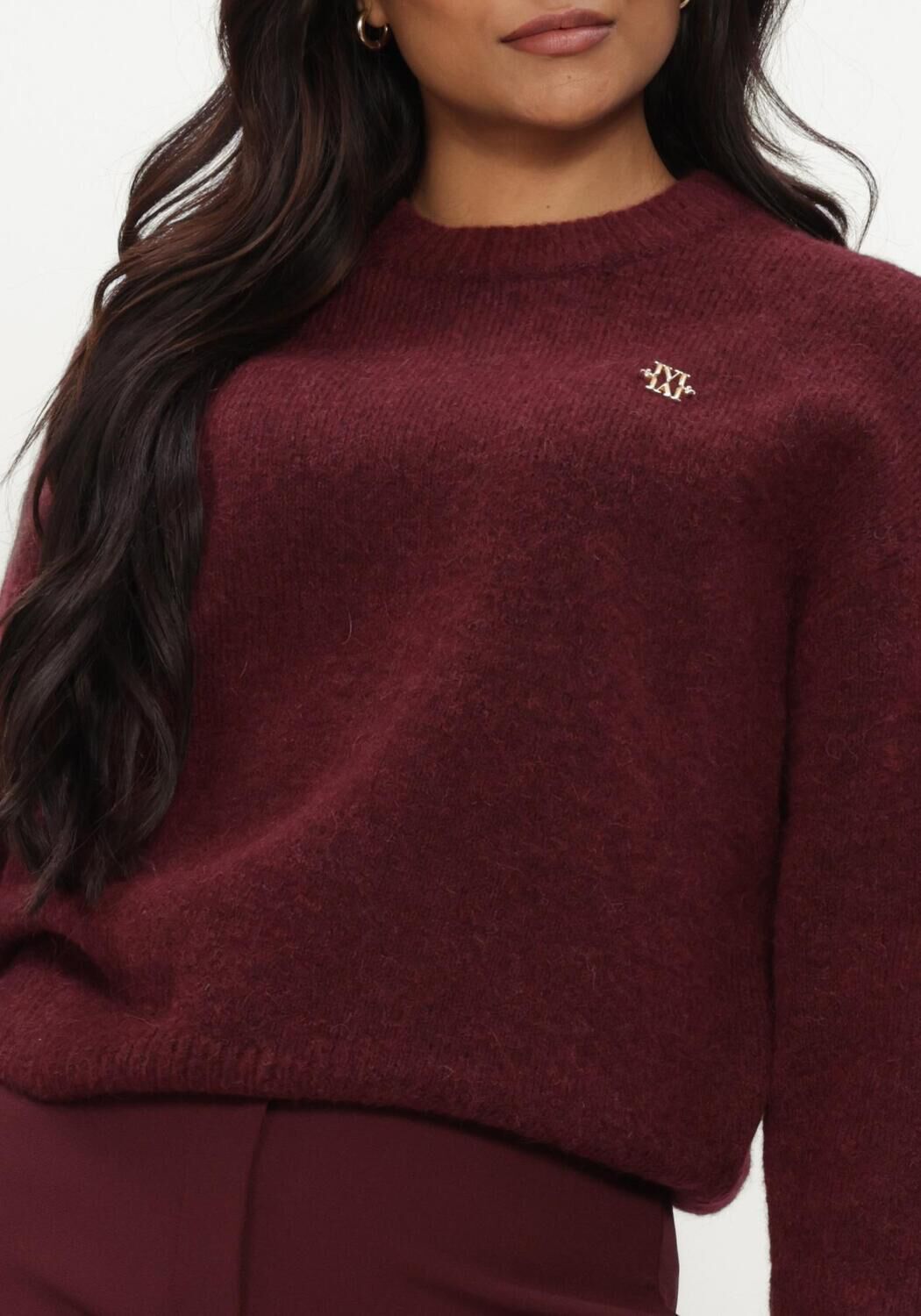 JOSH V Pull IZE SWEATER Bordeaux - large