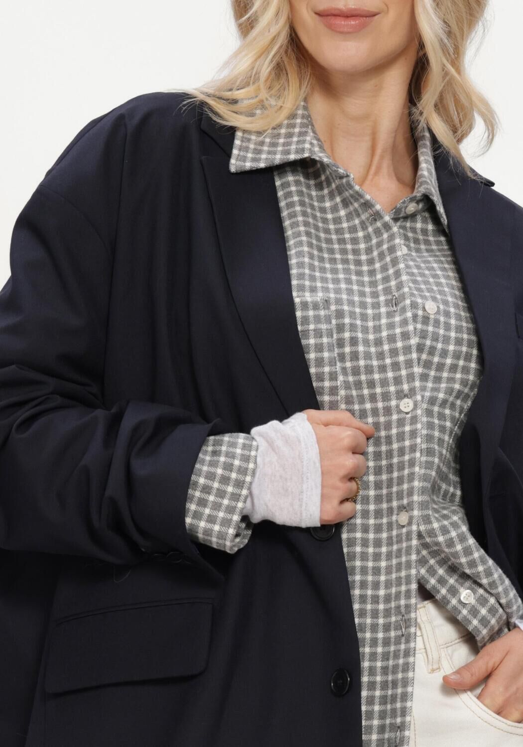 AMERICAN VINTAGE Blazer AYANY Bleu fonc&eacute; - large