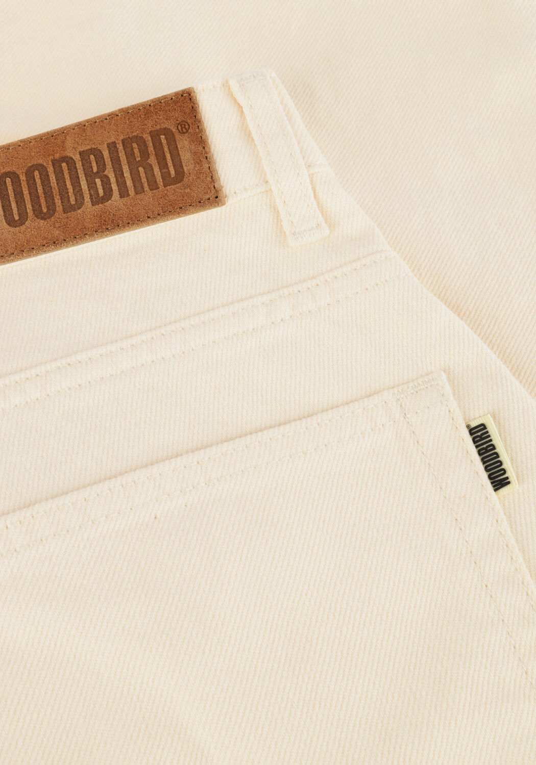 WOODBIRD Straight leg jeans WBDOC TWILL PANT &Eacute;cru - large