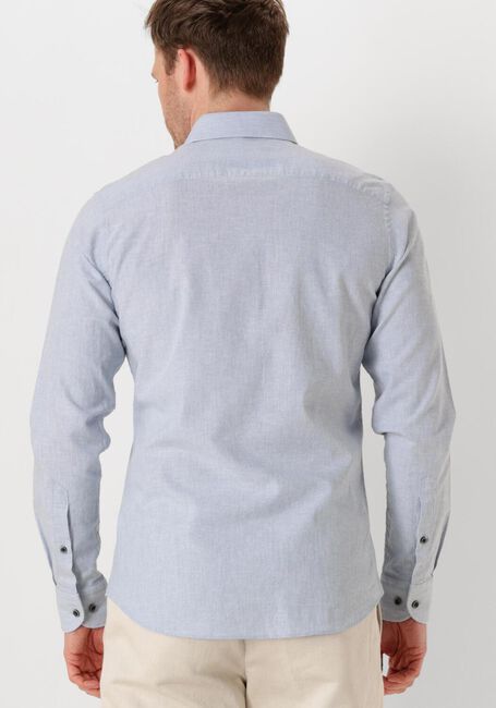 Lichtblauwe PROFUOMO Klassiek overhemd SHIRT X-CUTAWAY SC SF COTTON LINEN - large