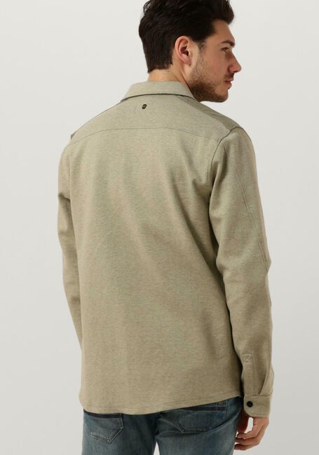 PME LEGEND Surchemise LONG SLEEVE SHIRT SPACER SWEAT OVERSHIRT Olive - large