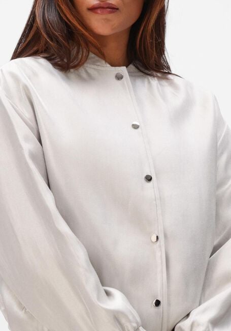 AIMEE THE LABEL Jack JOY BOMBER JACKET en argent - large