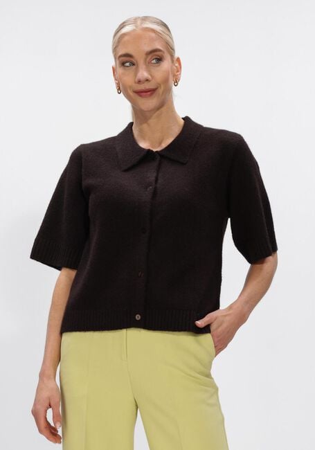 NEO NOIR CUNNA KNIT BLOUSE Blouses en marron - large