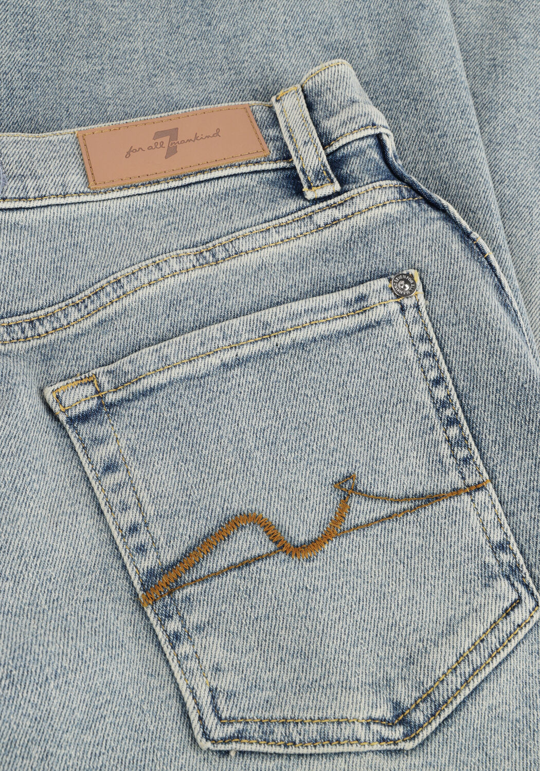 Lichtblauwe 7 FOR ALL MANKIND Wide jeans LOTTA AMUSE ME - large