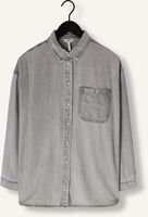 Grijze OBJECT  OBJFRAME L/S LO SHIRT Grijze OBJECT  OBJFRAME L/S LO SHIRT - medium