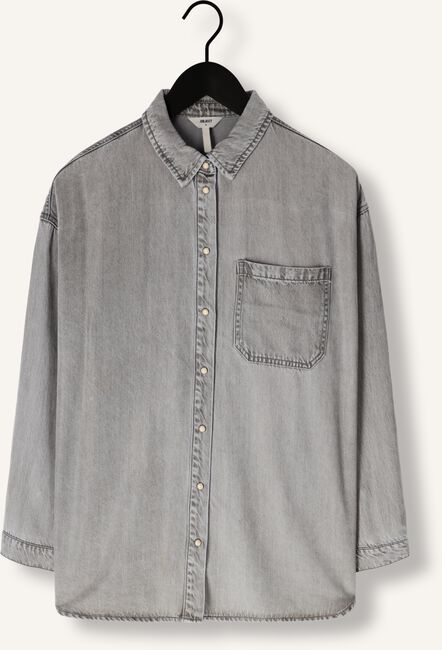Grijze OBJECT  OBJFRAME L/S LO SHIRT Grijze OBJECT  OBJFRAME L/S LO SHIRT - large