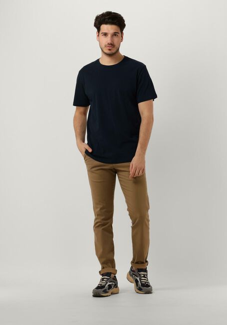 Donkerblauwe SELECTED HOMME T-shirt SLHASPEN SS O-NECK TEE NOOS - large