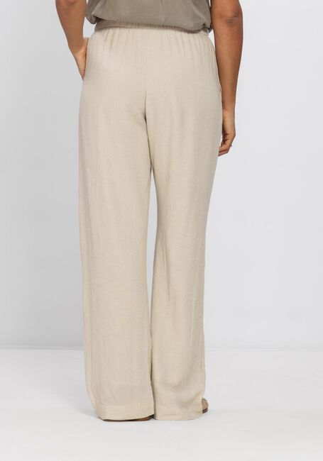NEO NOIR SONAR DRAPY LINEN PANTS Pantalons Cr&egrave;me - large
