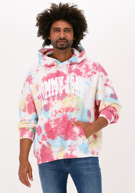 TOMMY JEANS Chandail TJM AOP TIE DYE HOODIE en multicolore - large