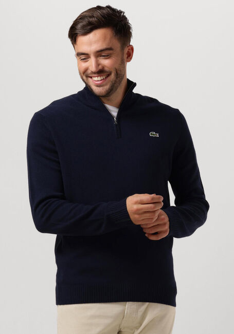 LACOSTE Pull 1HA1 MEN SWEATER Bleu foncé - large