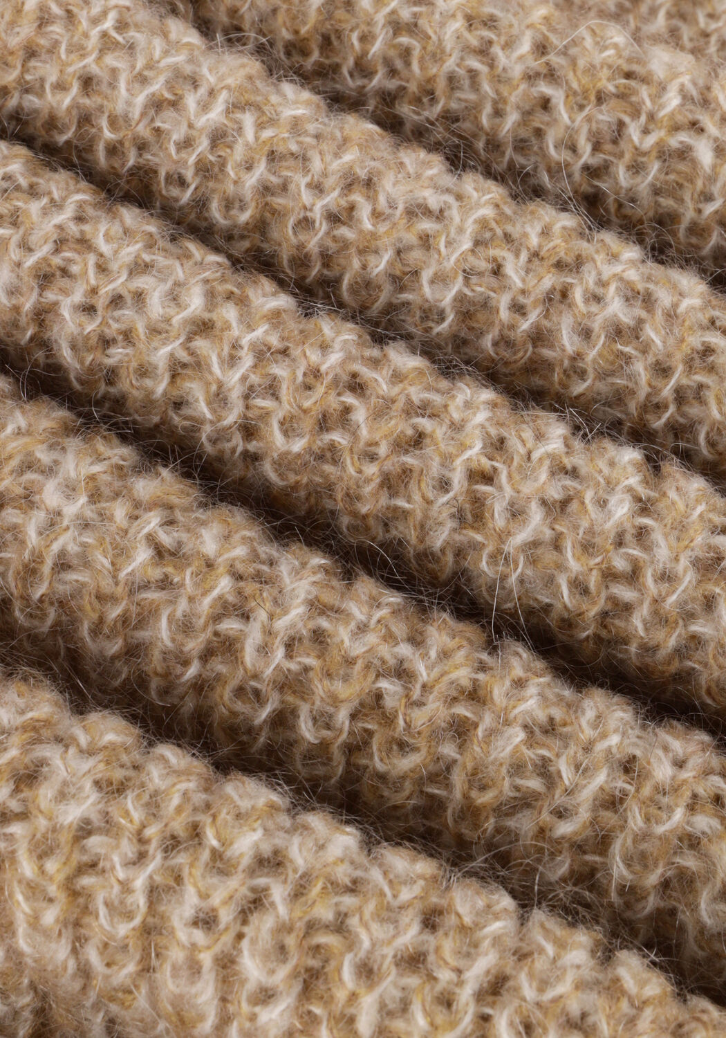 SUMMUM Pull SWEATER MELANGE MOHAIR BLEND KNIT Sable - large