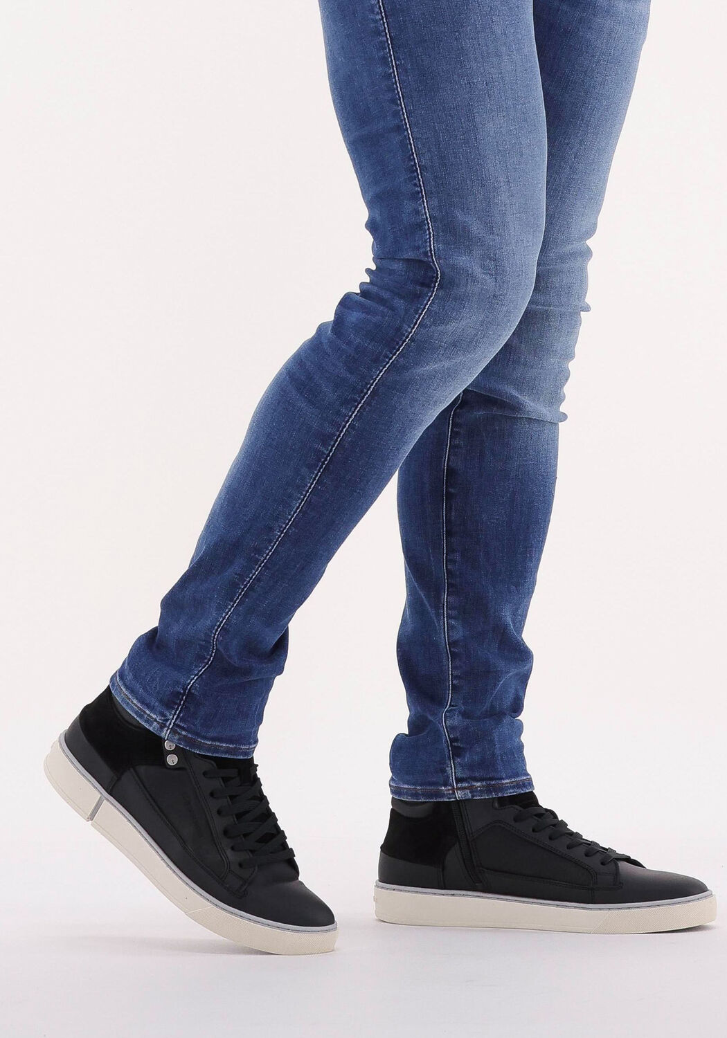 Zwarte G-STAR RAW Sneakers RAVOND MID BSC DNM M - large