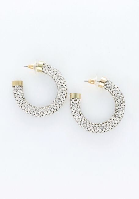 NOTRE-V Boucles d'oreilles EARRING STONES STRASS Doré - large