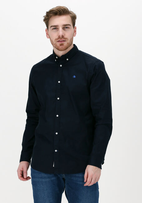 Donkerblauwe SCOTCH & SODA Casual overhemd REGULAR FIT SHIRT - large