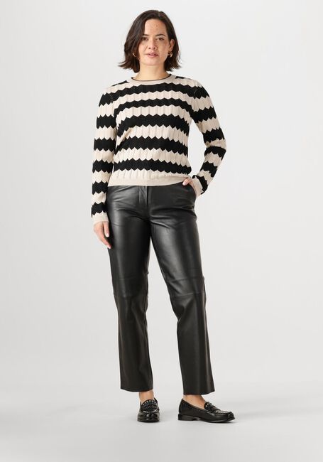 Zand OBJECT Trui OBJEBBA L/S RE KNIT PULLOVER - large
