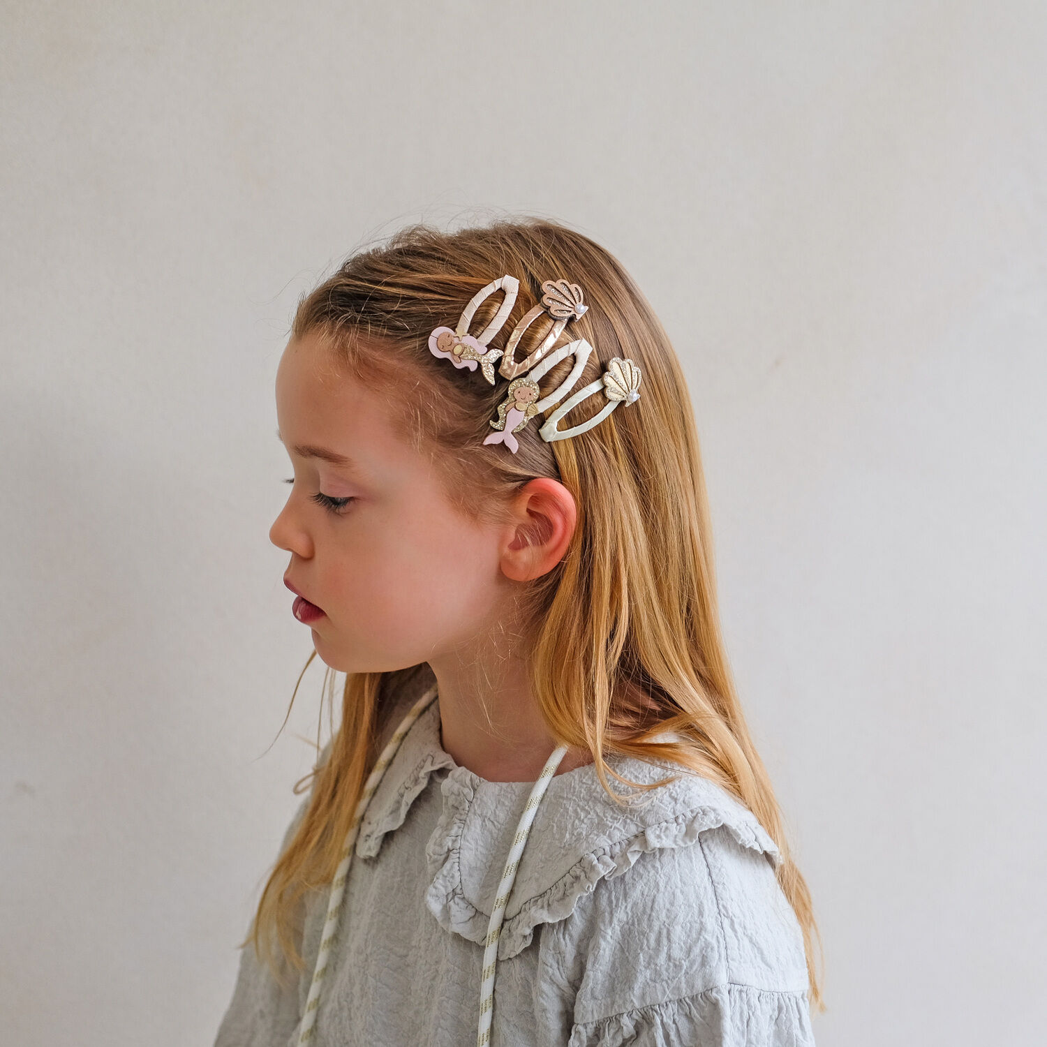 Beige Mimi & Lula Haaraccessoires MERMAID CLIC CLACS - large