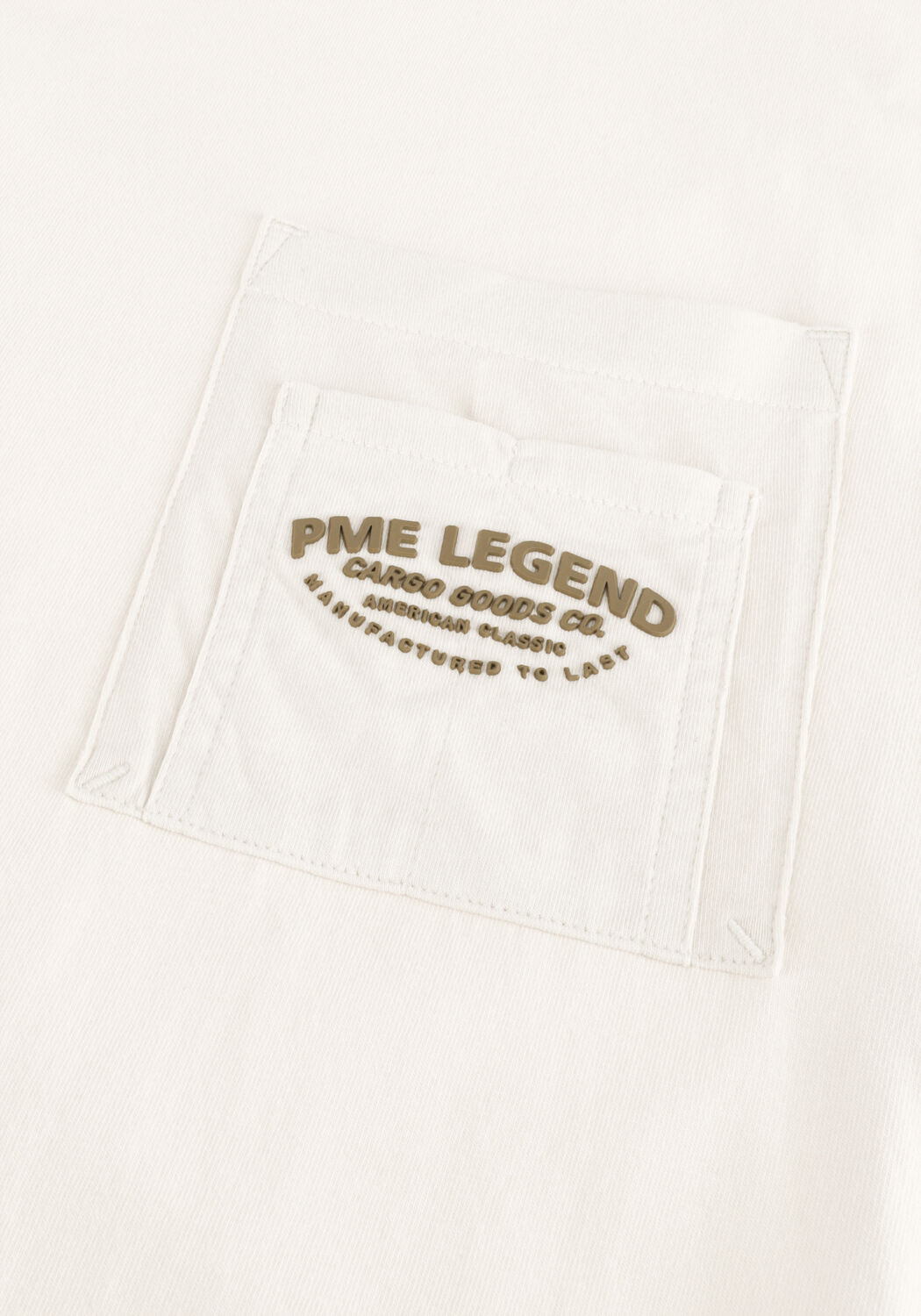 PME LEGEND T-shirt PLAY HEAVY JERSEY POCKET en beige - large