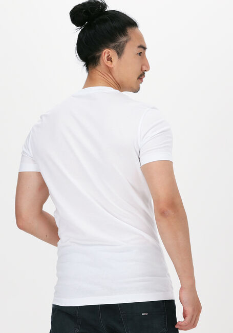 CALVIN KLEIN T-shirt INSTITUTIONAL LOGO BOX TEE en blanc - large