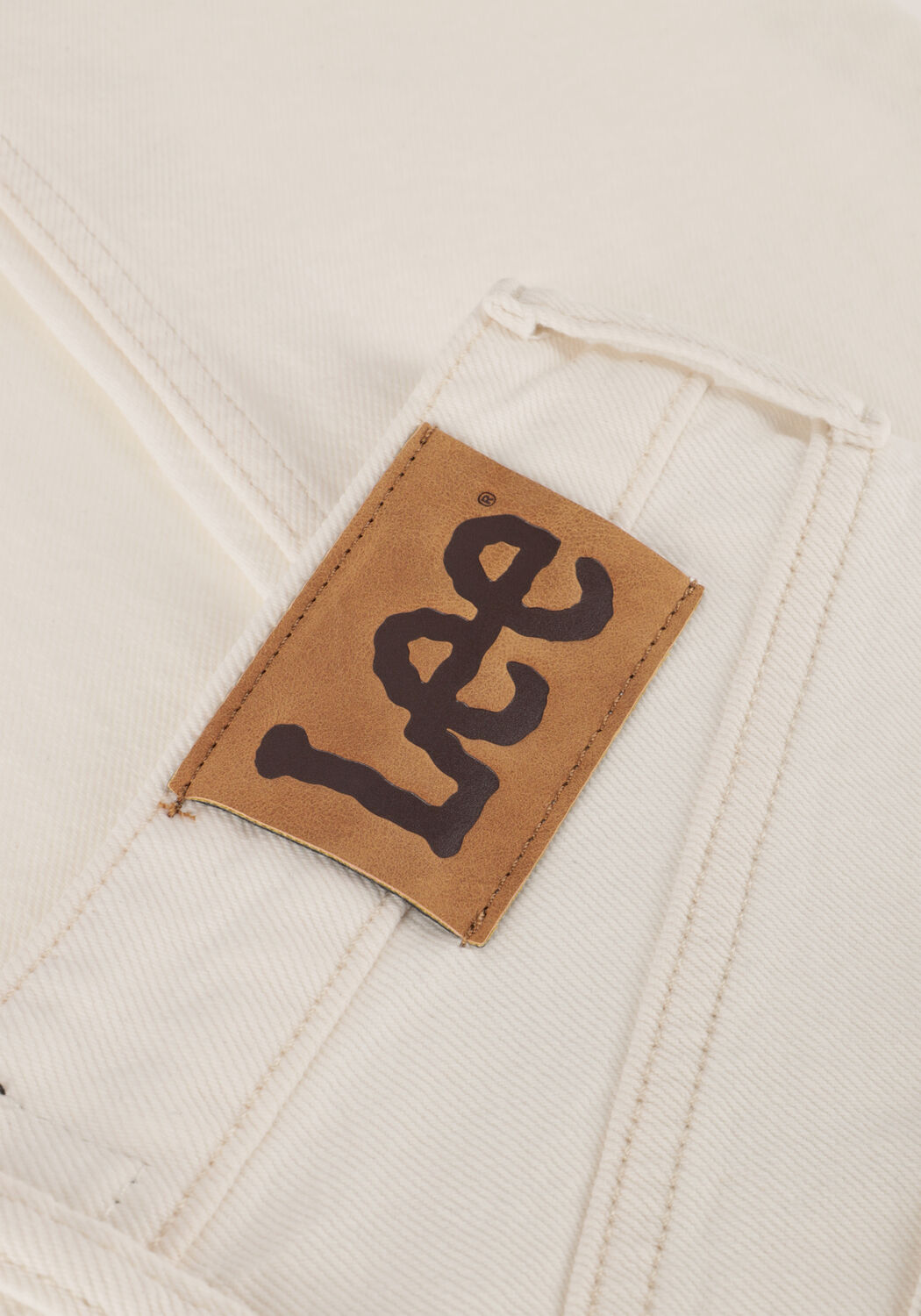 LEE Mom jeans CAROL CONCRETE WHITE &Eacute;cru - large