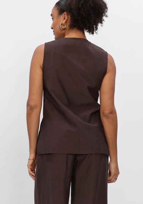 Bruine OBJECT Gilet OBJLISA YUI S/L LO WAISTCOAT - large