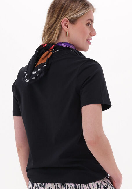 SCOTCH & SODA T-shirt REGULAR-FIT ORGANIC COTTON T-SHIRT WITH DETACHABLE BANDANA en noir - large